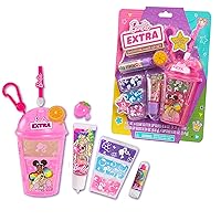 Just Play Barbie Extra Smoothie Makeup Set, 13-piece Dress Up and Pretend Play Set, Kids Toys for Ages 5 Up