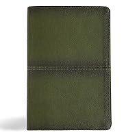 CSB Men's Daily Bible, Olive LeatherTouch, Black Letter, Reading Plan, Articles, Callouts, Study Tools, Easy-to-Read Bible Serif Type CSB Men's Daily Bible, Olive LeatherTouch, Black Letter, Reading Plan, Articles, Callouts, Study Tools, Easy-to-Read Bible Serif Type Imitation Leather