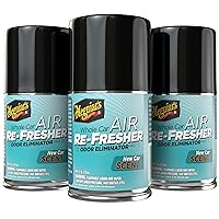 Whole Car Air Refresher, Odor Eliminator Spray Eliminates Strong Vehicle Odors, New Car Scent – Three 2 Oz Spray Bottles, Blue