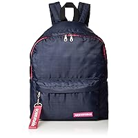 Aventura 30565 Women's Portable Backpack, Daypack, Nylon Backpack, Eco Bag, Nylon, Small, A4 Logo, Zipper, Shoulder Bag, Sacoche, 4.3 gal (13 L), Navy