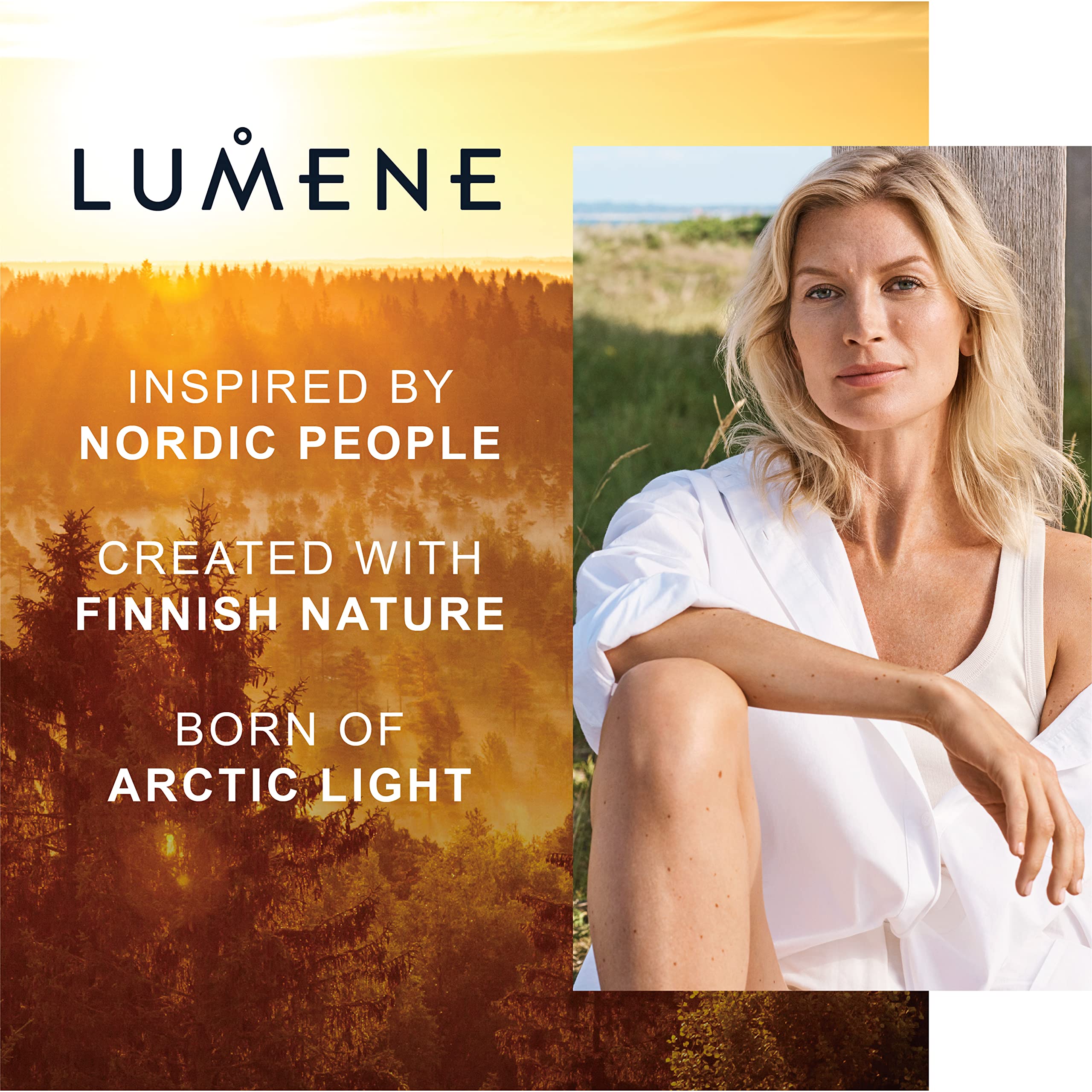 Lumene Glow Lumenessence Brightening Beauty Face Lotion - Reveal Glowing Skin + Lasting Skin Hydration - Skin Brightening AHA Exfoliant + Vitamin C Lotion with Hyaluronic Acid (150ml)