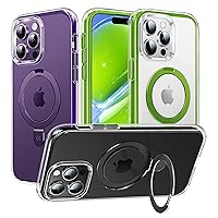 CASEKOO Save 5% to Buy Air-Filled iPhone 14 Pro Case Purple and Green