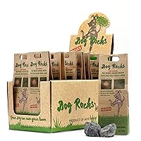 Dog Rocks Dog Pee Grass Neutralizer - Commercial Pack - Dog Grass Saver Rock for Green Grass in 3-5 Weeks | 100% Natural Urine Neutralizer for Lawn, Grass & Hedges | Grass Savers for Dog Urine | 12 PK