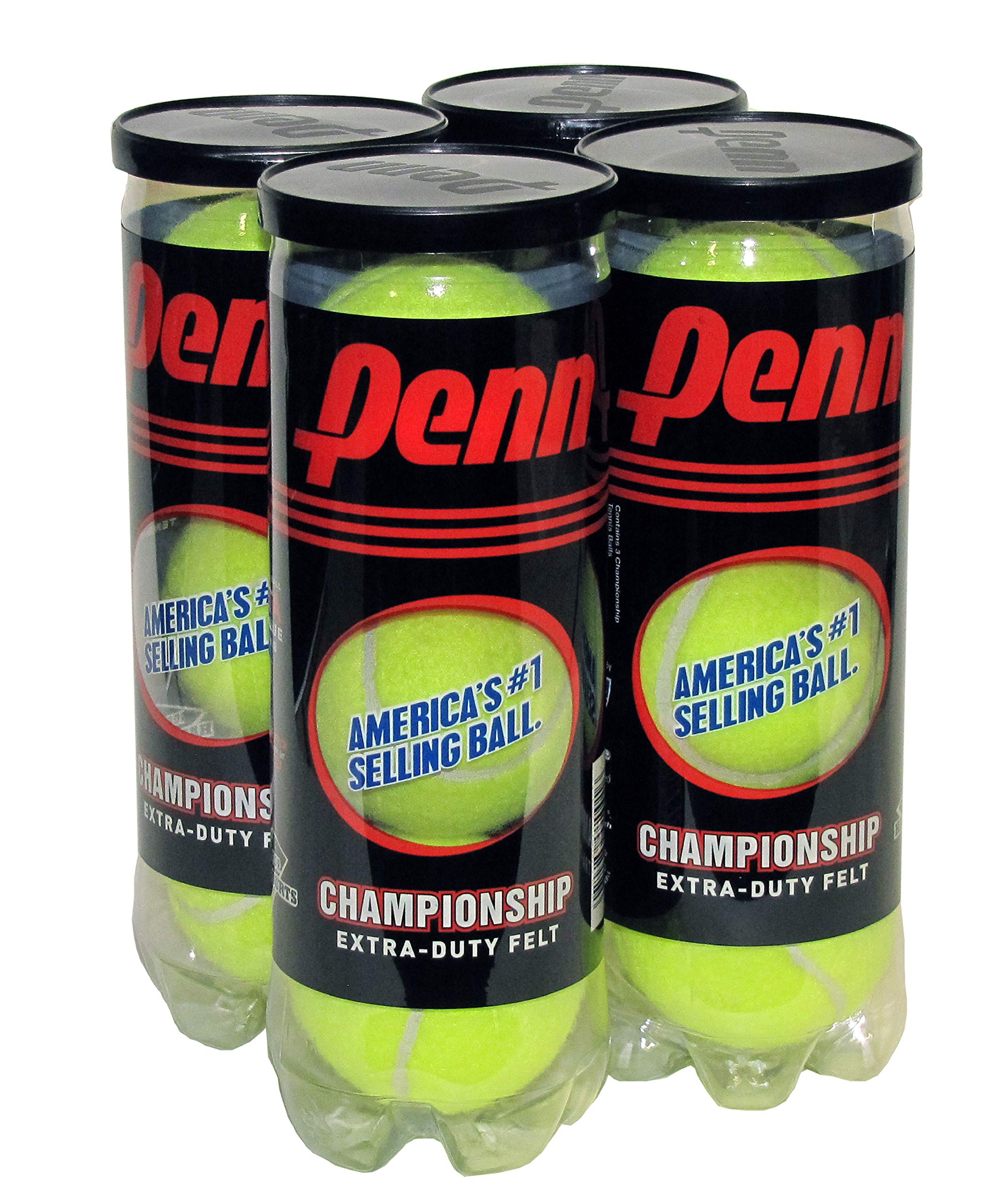 Penn Championship Tennis Balls - Extra Duty Felt Pressurized Tennis Balls