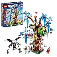 LEGO 71461 DREAMZzz The Fantastic Cabin in in the Tree, 2 Way Building Toy, with Mrs Castillo, Izzie, Mateo and The Night Hunter Minifigures, Imaginative Game on TV Series