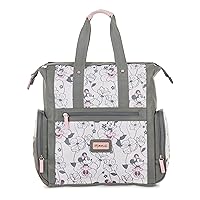 Disney Baby Diaper Bag, Minnie Mouse Convertible Tote/Backpack
