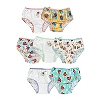 Disney Girls' Moana 100% Combed Cotton Panty Multipacks, Underwear Available in Sizes 2/3t, 4t, 4, 6, 8
