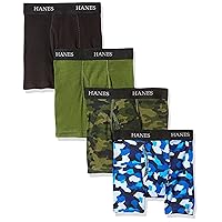 Hanes Boys Boys Ultimate Comfortsoft Printed Boxer Briefs