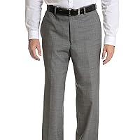 Palm Beach Men's Sam Performance Flat Front Suit Separate Pants