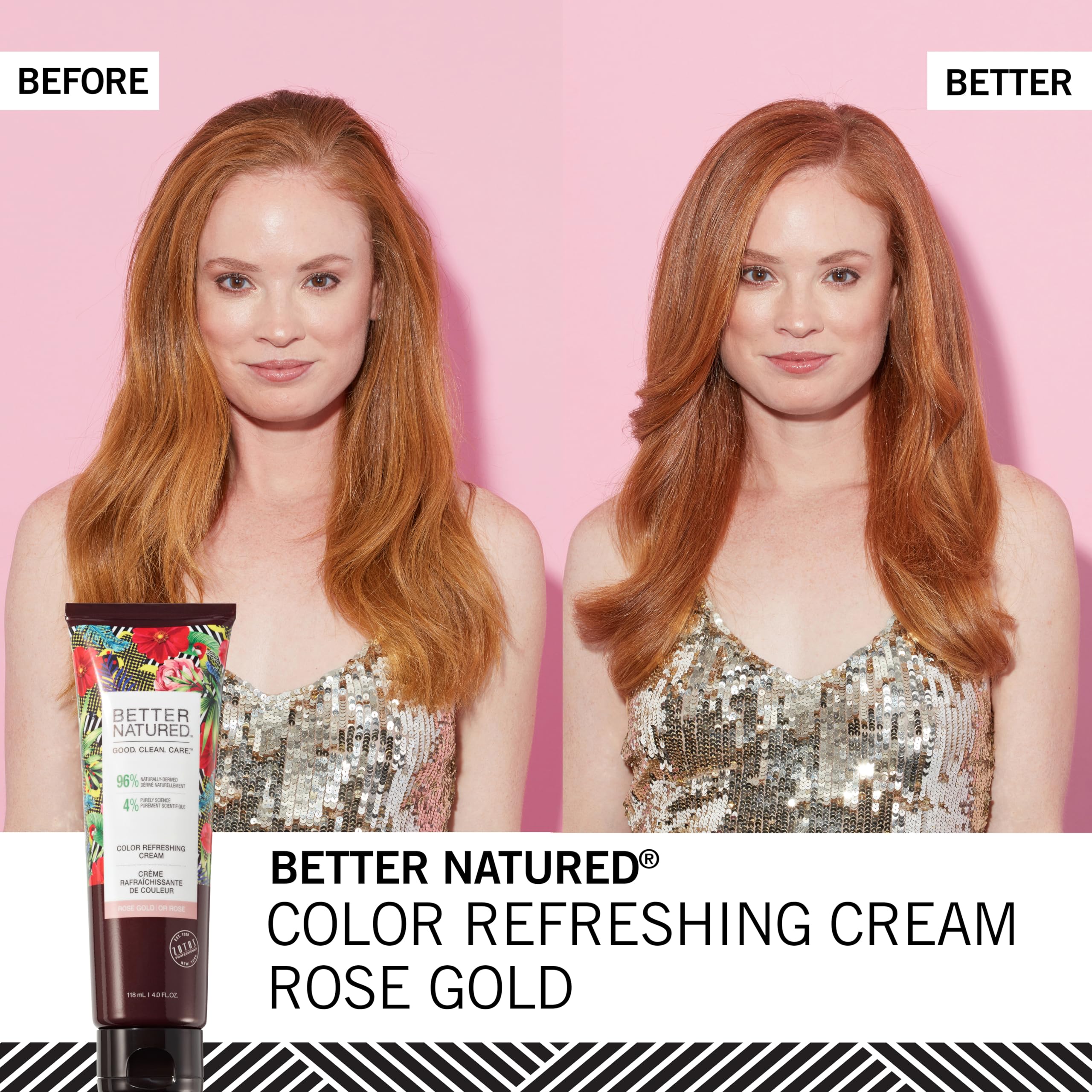 Better Natured Color Correcting Cream for Color Treated Brunettes & Blondes - Vegan, Paraben Free
