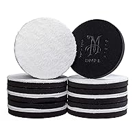 Meguiar’s 6” DA Microfiber Finishing Disc, 12 Pack - Premium Microfiber Polishing Pad for Light Swirl Removal and Adding Wax Protection - Dual Action Polisher Pad for Professional Results, Bulk Pack