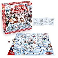 AQUARIUS Rudolph The Red-Nosed Reindeer Board Game - Fun Family Christmas Gift for Kids & Adults - Officially Licensed Rudolph Merchandise & Collectibles