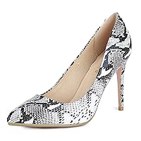 IDIFU Women's IN4 Classic Pointed Toe High Heels Pumps Wedding Dress Office Shoes