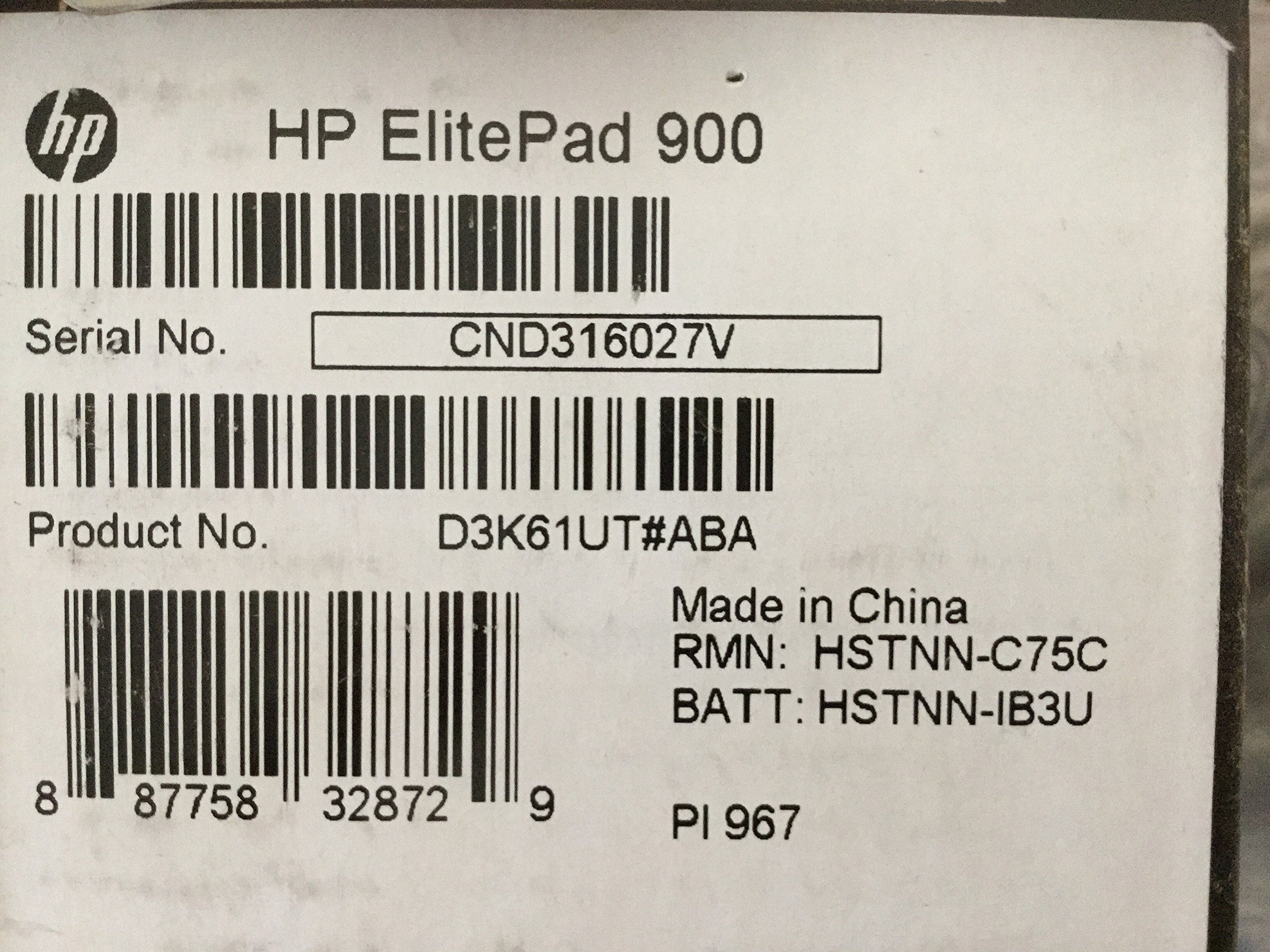 Smart Buy ELITEPAD 900 BNDL 1.8G 2GB 64GB 10.1IN W8P 32BIT