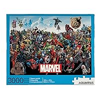 Aquarius Marvel Puzzle Cast (3000 Piece Jigsaw Puzzle) - Officially Licensed Marvel Merchandise & Collectibles - Glare Free - Precision Fit - 32x45in