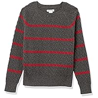 Amazon Essentials Boys and Toddlers' Pullover Crewneck Sweater-Discontinued Colors