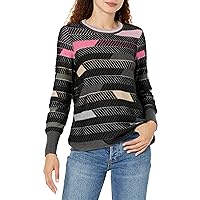 NIC+ZOE Women's Shaded Stripes Sweater