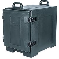 Carlisle FoodService Products Cateraide Insulated Front Loading Food Pan Carrier with Handles for Catering, Events, And Restaurants, Plastic, 5 Full Pans, Slate Blue