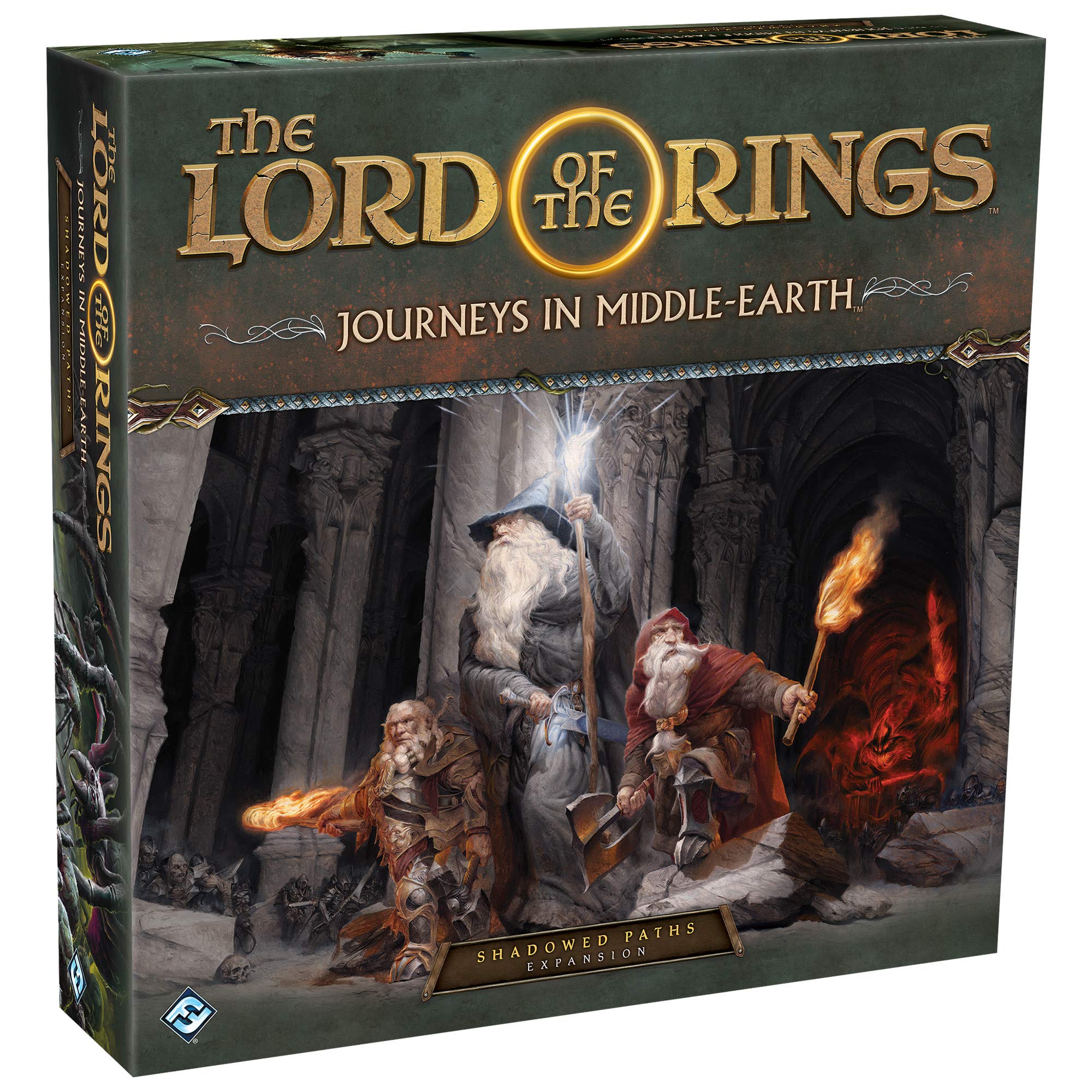 The Lord of the Rings Journeys in Middle-earth Shadowed Paths Board Game EXPANSION - Adventure Board Game for Kids and Adults, Ages 14+, 1-5 Players, 60+ Minute Playtime, Made by Fantasy Flight Games