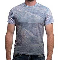 Men's T-Shirt Graphic Short Sleeve Custom Print Made in U.S.A. - Large