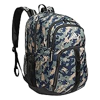 adidas Prime 6 Backpack, Essential Camo Crew Navy-Silver Green/Black, One Size