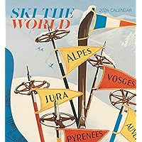 Ski the World 2024 Wall Calendar