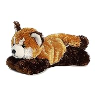 Aurora® Adorable Mini Flopsie™ Red Panda Stuffed Animal - Playful Ease - Timeless Companions - Orange 8 Inches