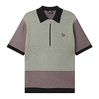 Paul Smith Ps Mens Sweater Ss Polo Zeb Emb