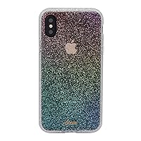 Sonix Rainbow Glitter Case for iPhone X/Xs [Drop Test Certified] Protective Clear Case for Apple iPhone X, iPhone Xs