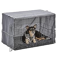 New World Pet Products Dog Crate Comfort Kit, Matching Dog Crate Cover & Dog Bed to Make Your Dog's Crate Their Home, Fits 36-Inch Long Dog Crates, Dog Crate Not Included