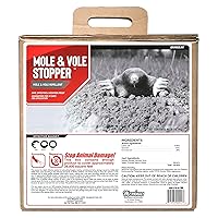 Mole & Vole Stopper Granular Repellent - Safe & Effective, All Natural Food Grade Ingredients; Repels Moles and Voles; Ready to Use, 40 lb