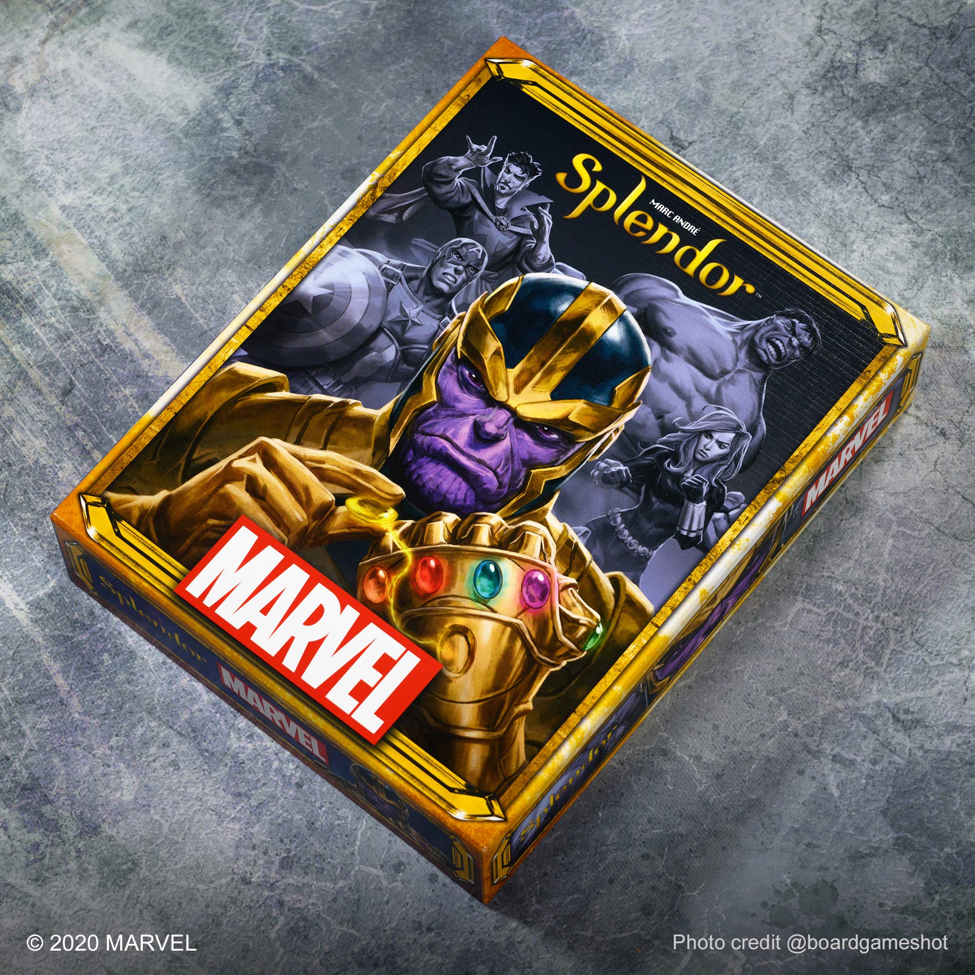 Marvel Splendor Board Game - Strategy Game for Kids and Adults, Fun Family Game Night Entertainment, Ages 10+, 2-4 Players, 30-Minute Playtime, Made by Space Cowboys