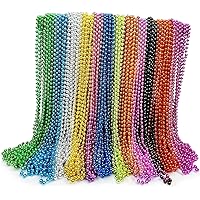GiftExpress 72 pack Mardi Gras Beads Bulk, Mardi Gras Beads Necklaces Assortment, Throw Beads in Bulk, Gasparilla beads