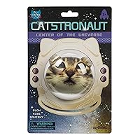 Toysmith Catstronaut Slow-Rise Squishy Ball - Small Outer Space Stress Ball, Cat Astronaut Squishy Toy, Space and Animal Stress Relief Balls