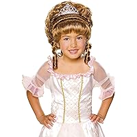 Rubie's Charming Princess Child's Costume Wig, Brunette
