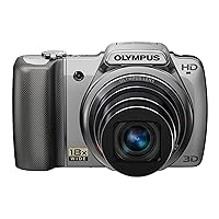 Olympus SZ-10 Digital Camera - Silver (14MP, 18x Wide Optical Zoom) 3.0 inch LCD - International Version (No Warranty)