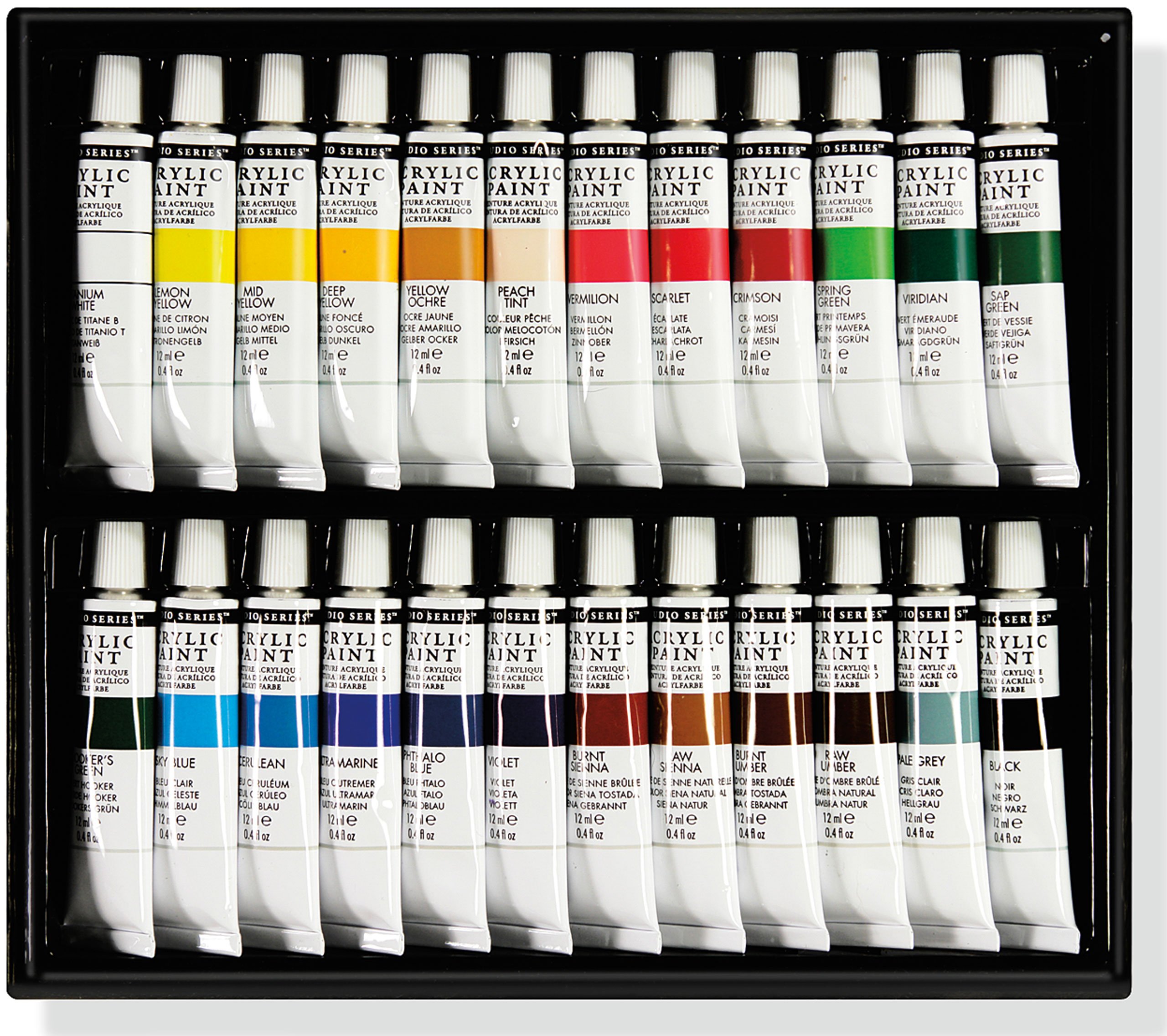 Studio Series Acrylic Paint Set (24 colors)