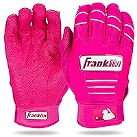Franklin Sports MLB Baseball Batting Gloves - CFX Pro Adult + Youth Batting Glove Pairs - Baseball + Softball Batting Gloves - Multiple Sizes + Colors