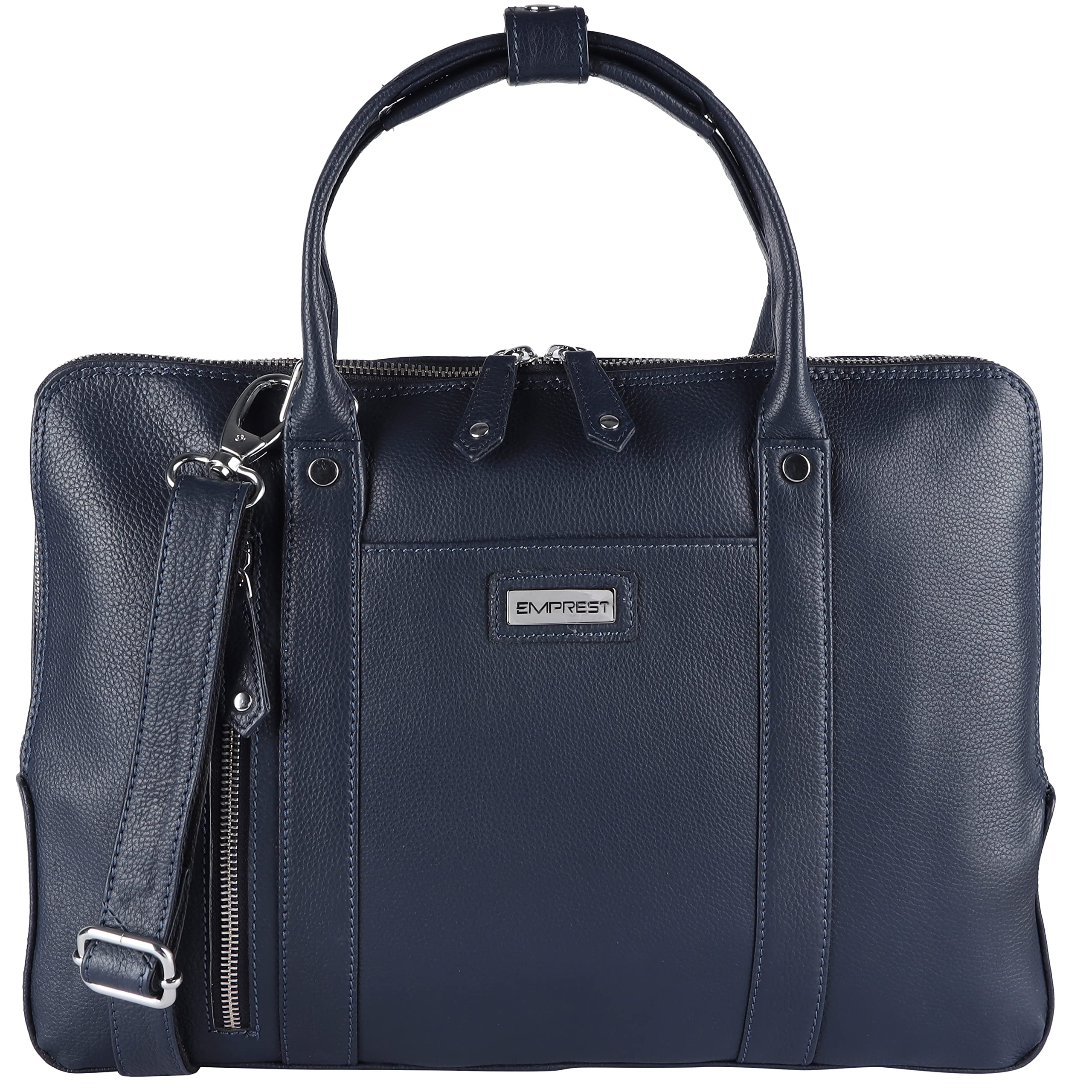 Leather Brief Case 14 inch Laptop Bag