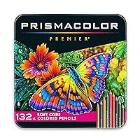 Prismacolor Colored Pencils, Premier Soft Core Pencils, Assorted, 132 Count