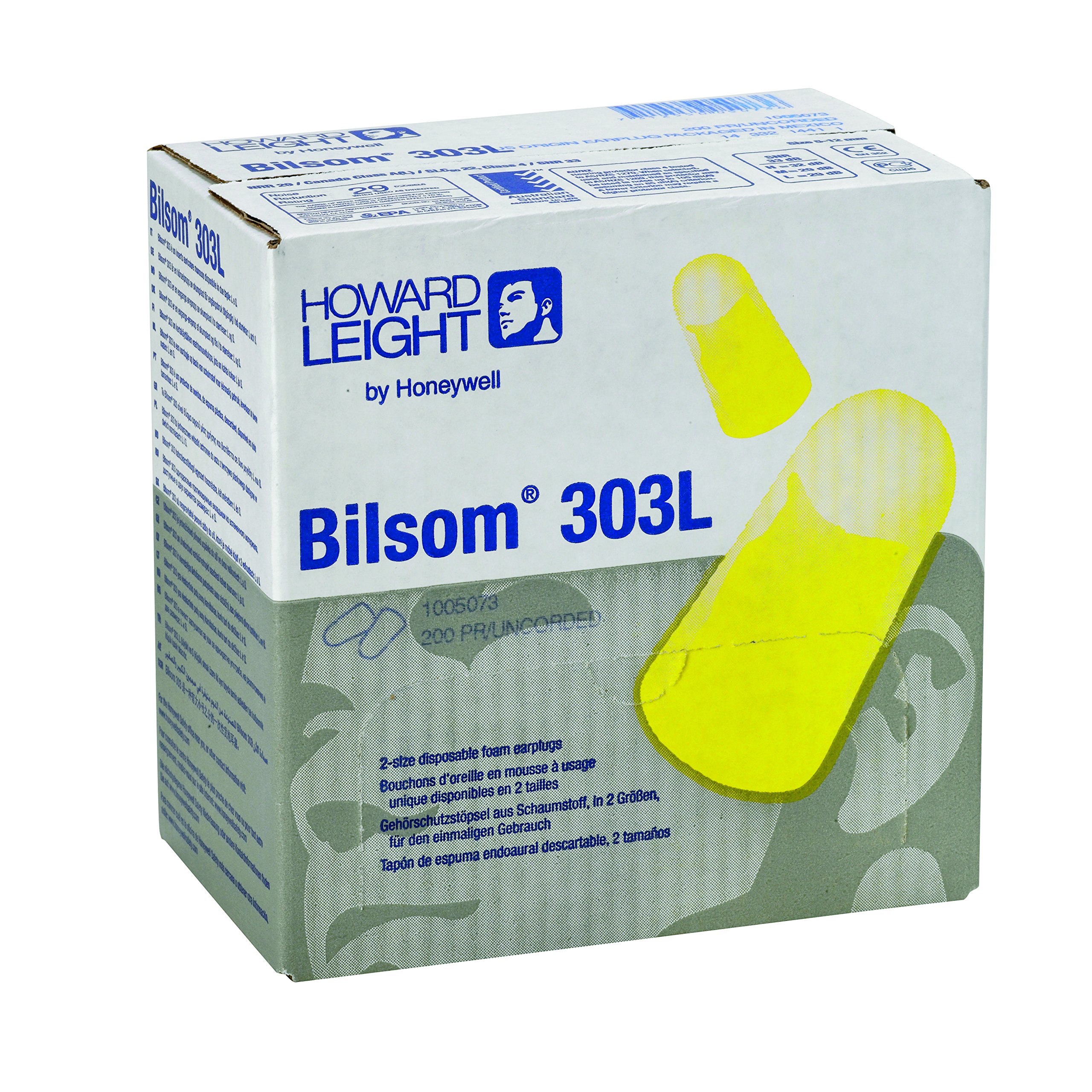 Bilsom 1005073 Bilsom 303L Ear protection plugs 33 dB 200 Pair