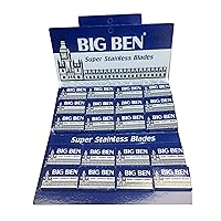 100 BIG BEN Super Stainless double edge razor blades
