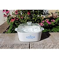 Corning Ware Blue Cornflower 5 Quart Dutch Oven Casserole Dish an Lid A-5-B