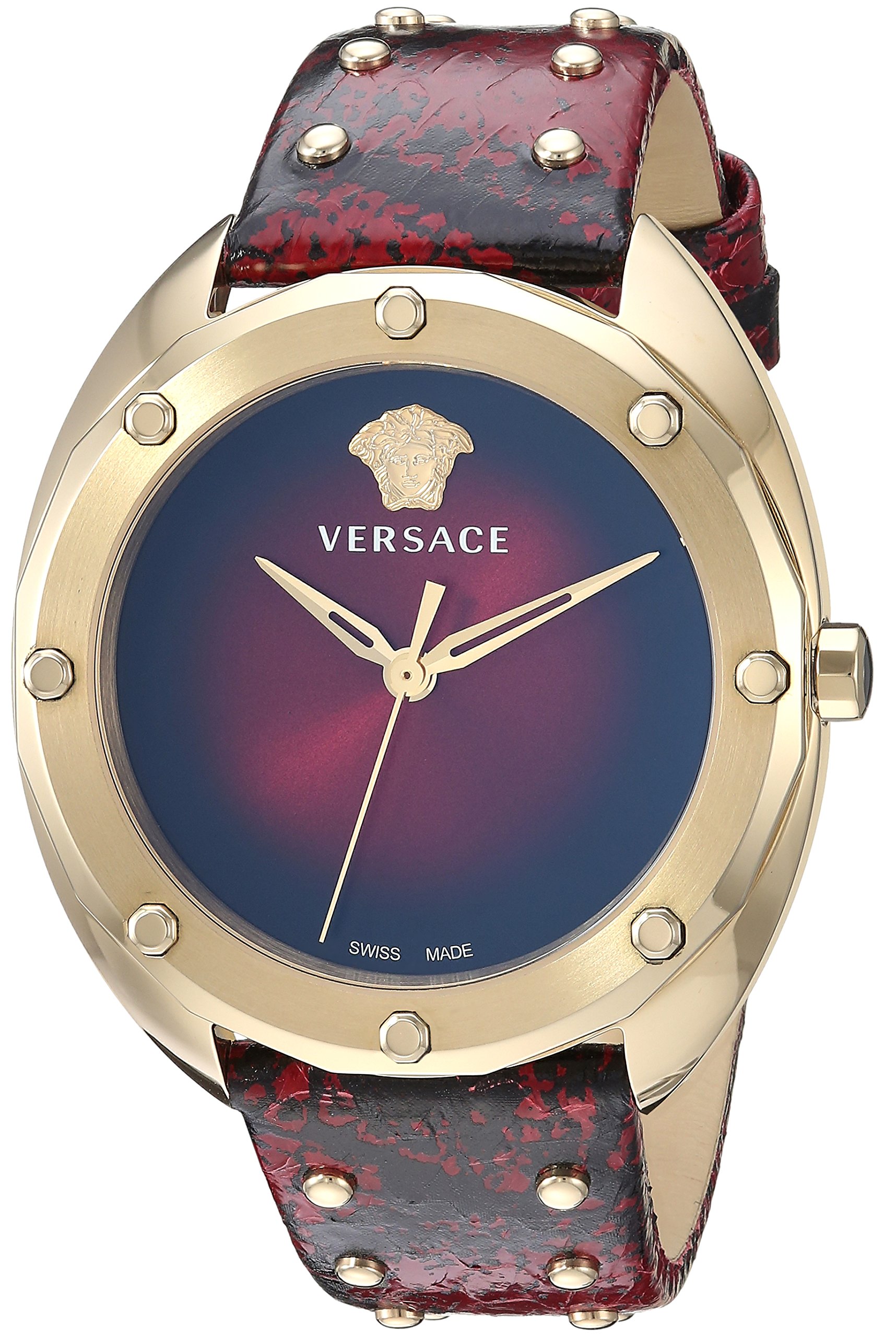 Versace Women's VEBM00918 SHADOV Analog Display Quartz Red Watch