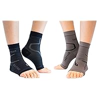 Thirty48 Plantar Fasciitis Compression Socks(1 or 2 Pairs), 20-30 mmHg Foot Compression Sleeves for Ankle/Heel Support, Increase Blood Circulation, Relieve Arch Pain, Reduce Foot Swelling