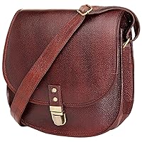 URBAN LEATHER 10 inch + 11 inch Crossbody Bag for Girls and Women, Genuine Leather Bags