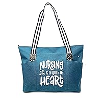 Nurse Bags and Totes for Work - Nursing Bags for Nurses - Clinical Bag Nursing Students, CNA, RN Tote, Gift for Women