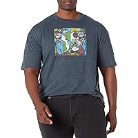 Nintendo Men's Big & Tall Quad Group T-Shirt
