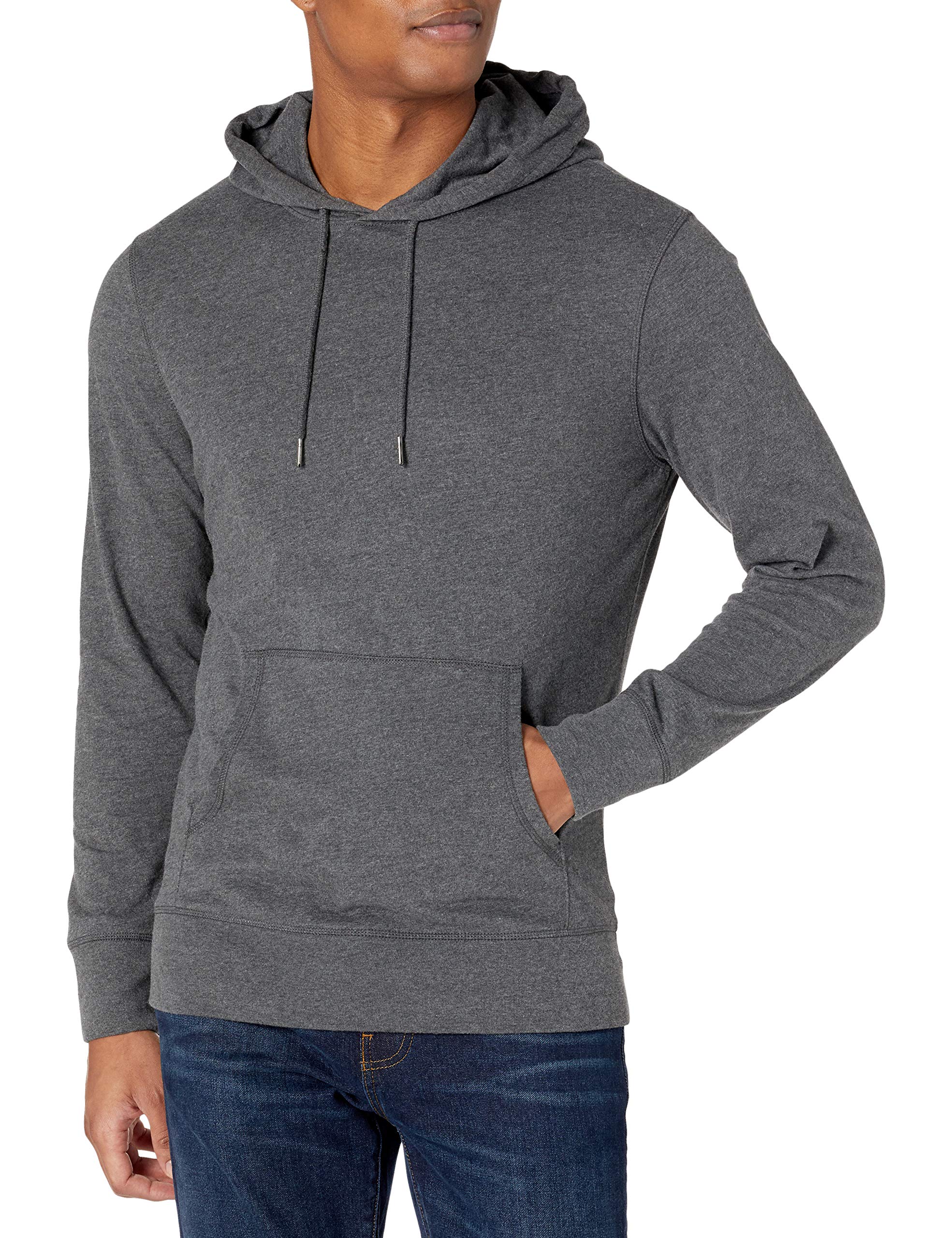 Amazon Essentials Men's Lightweight Jersey Pullover Hoodie