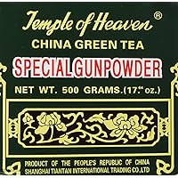 Shanghai Tiantan China Green Tea Special Gunpowder (Temple of Heaven G603) (17.64 Oz)